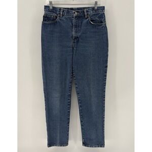 VTG Lauren Jeans Co. Ralph Lauren Women's Size 8 30X30 Blue Jeans Cotton Classic